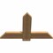 Ekena Millwork Eugene Smooth Timber Gable Bracket, Western Red Cedar, 36"W x 23"H x 1 1/2"D x 5 1/2"F, 15/12 Pitch GBW036X23X0206EUG00SWR - alternate 5